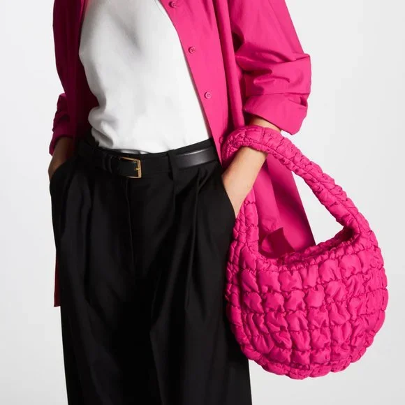 COS | Bags | Cos Mini Quilted Bag Pink | Poshmark